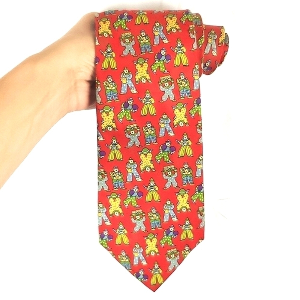 Vintage‎ Silk Clown Tie